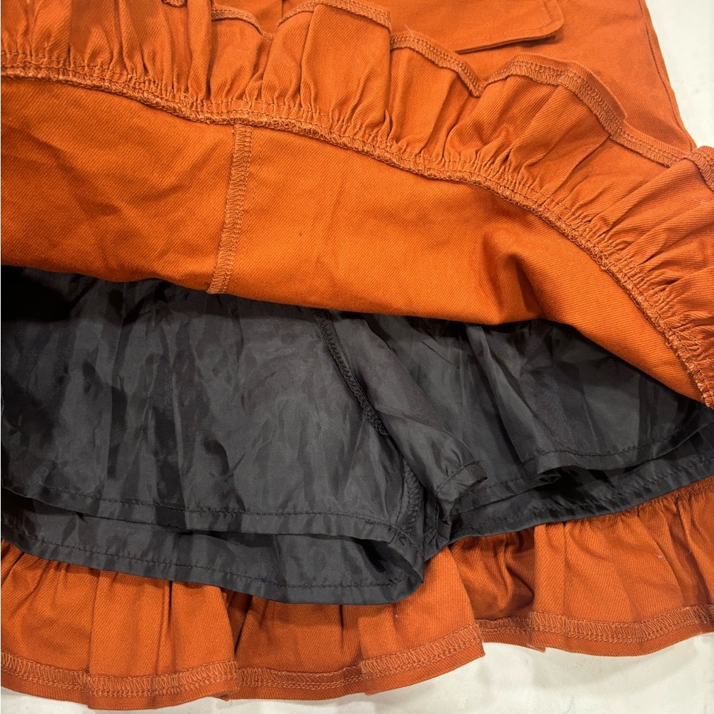 Rust colored skort - Picture 3 of 4